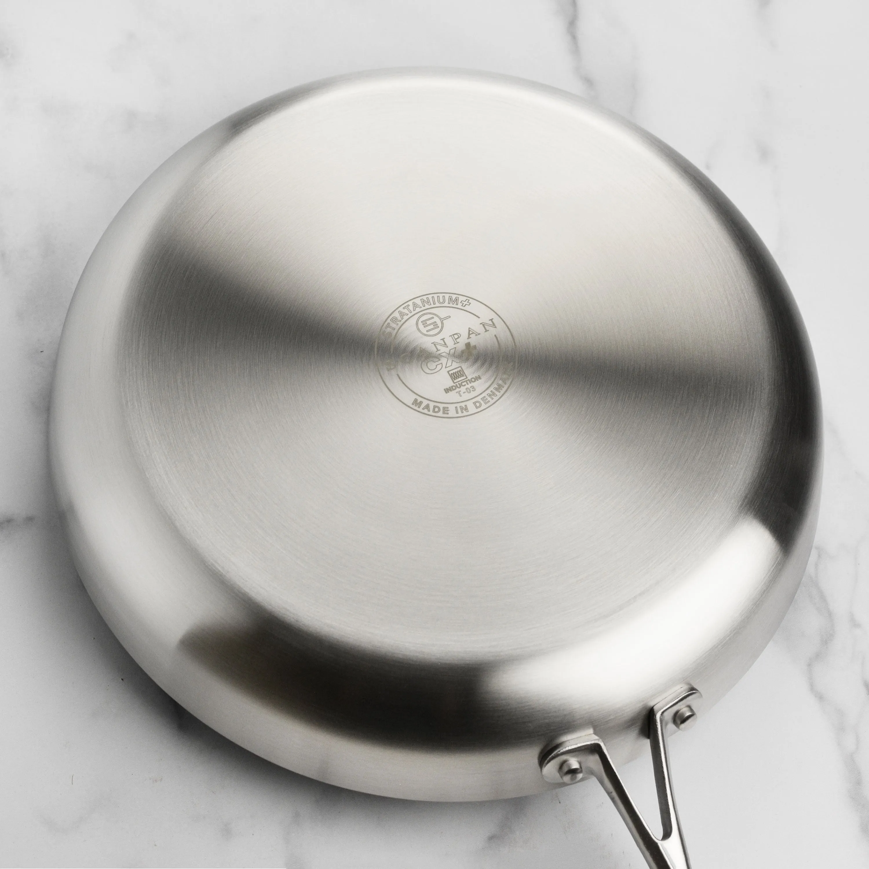 Scanpan CX  12.5" Stainless Steel Nonstick Fry Pan with Lid