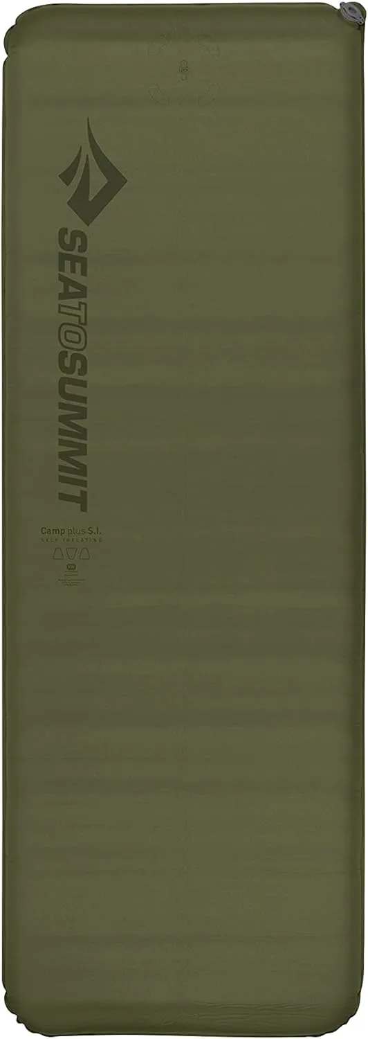 Sea to Summit Camp Plus Self-Inflating Foam Sleeping Mat for Camping, Rectangular - Regular (72 x 25 x 3 inches)