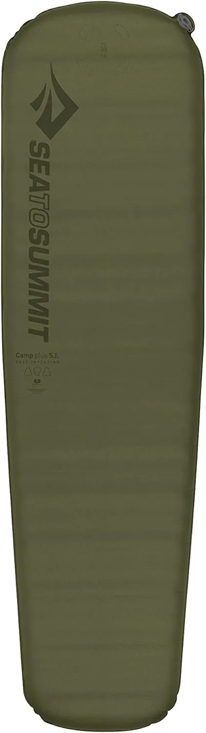 Sea to Summit Camp Plus Self-Inflating Foam Sleeping Mat for Camping, Tapered - Regular (72 x 20 x 3 inches)