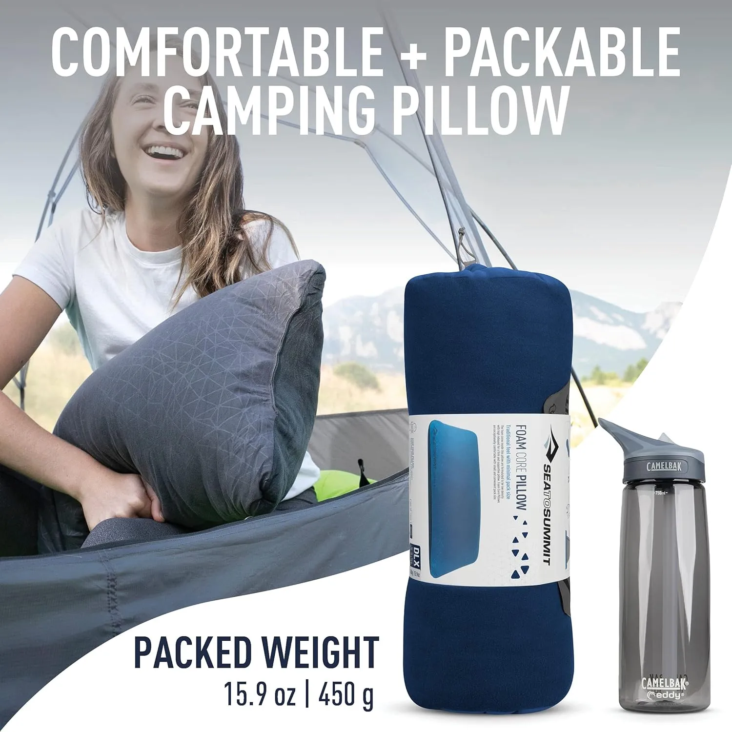 Sea to Summit FoamCore Camping and Travel Pillow