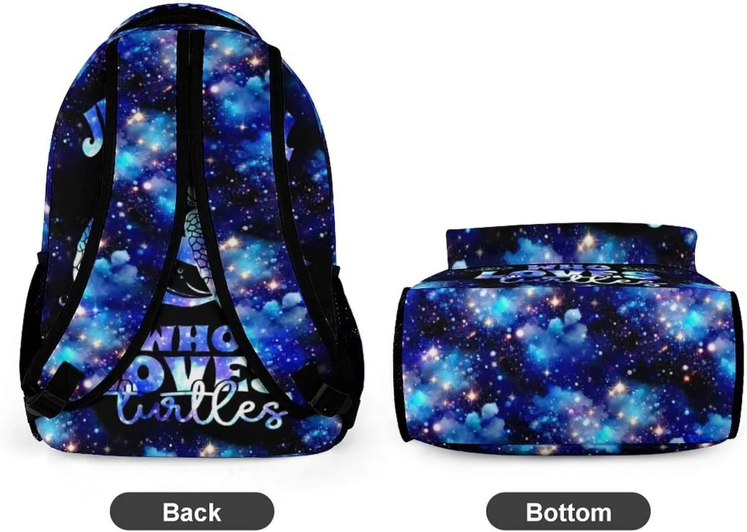 Sea Turtle School Backpack for Kids Girls Boys, 16 Inch Cute Sea Turtle Themed Bookbag, Personality School Backpack for Students Children, Lightweight, Large Capacity