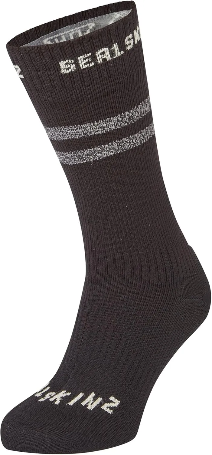 SEALSKINZ Runton Waterproof Cold Weather Mid Length Sock with Hydrostop