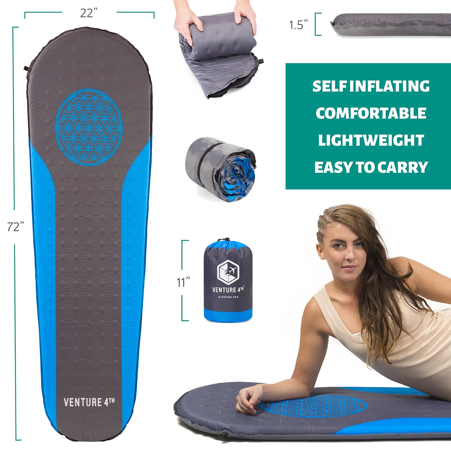 Self Inflating Sleeping Pad