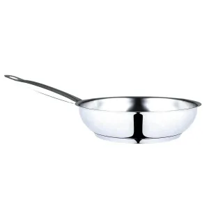 Serenk Stainless Steel Frying Pan – 24 cm Nonstick Essential