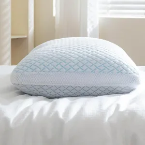 Shredded Memory Foam Cooling Soft Pillow King Size, Adjustable Hypoallergenic Hotel Quality Pillow for Side, Back and Stomach Sleeper, Bamboo Viscose Cover, Oeko-TEX Certified