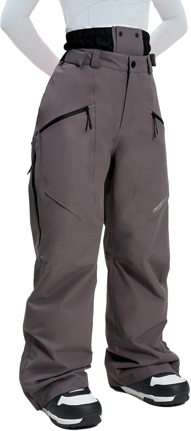Ski Pants Snow Snowboard Pants Waterproof Insulated Baggy Windproof Hiking Winter Warm for Men Women