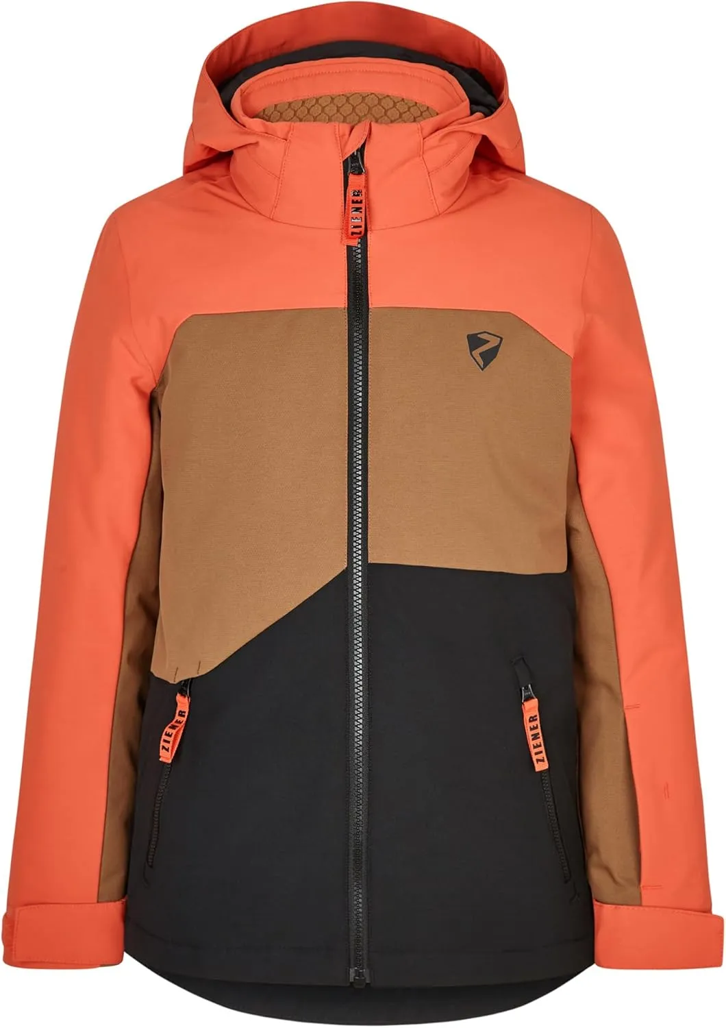 Skiwear Boys Ski Jacket - ANDERL Burnt Orange