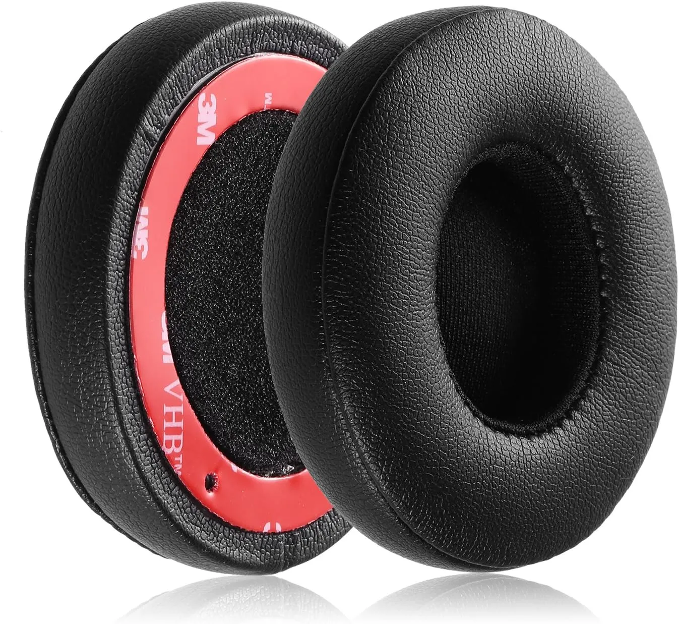 Solo 2 Wired Replacement Earpads - JECOBB Ear Cushion Pads with Protein Leather and Memory Foam for Beats Solo2 Wired On-Ear Headphones by Dr. Dre ONLY (DO NOT FIT Solo 2/3 Wireless) (Black)