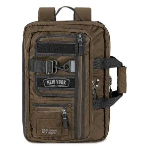 Solo Zone Briefcase, Fits Devices Up to 15.6", Nylon, 4.25 x 17.5 x 17.5, Bronze