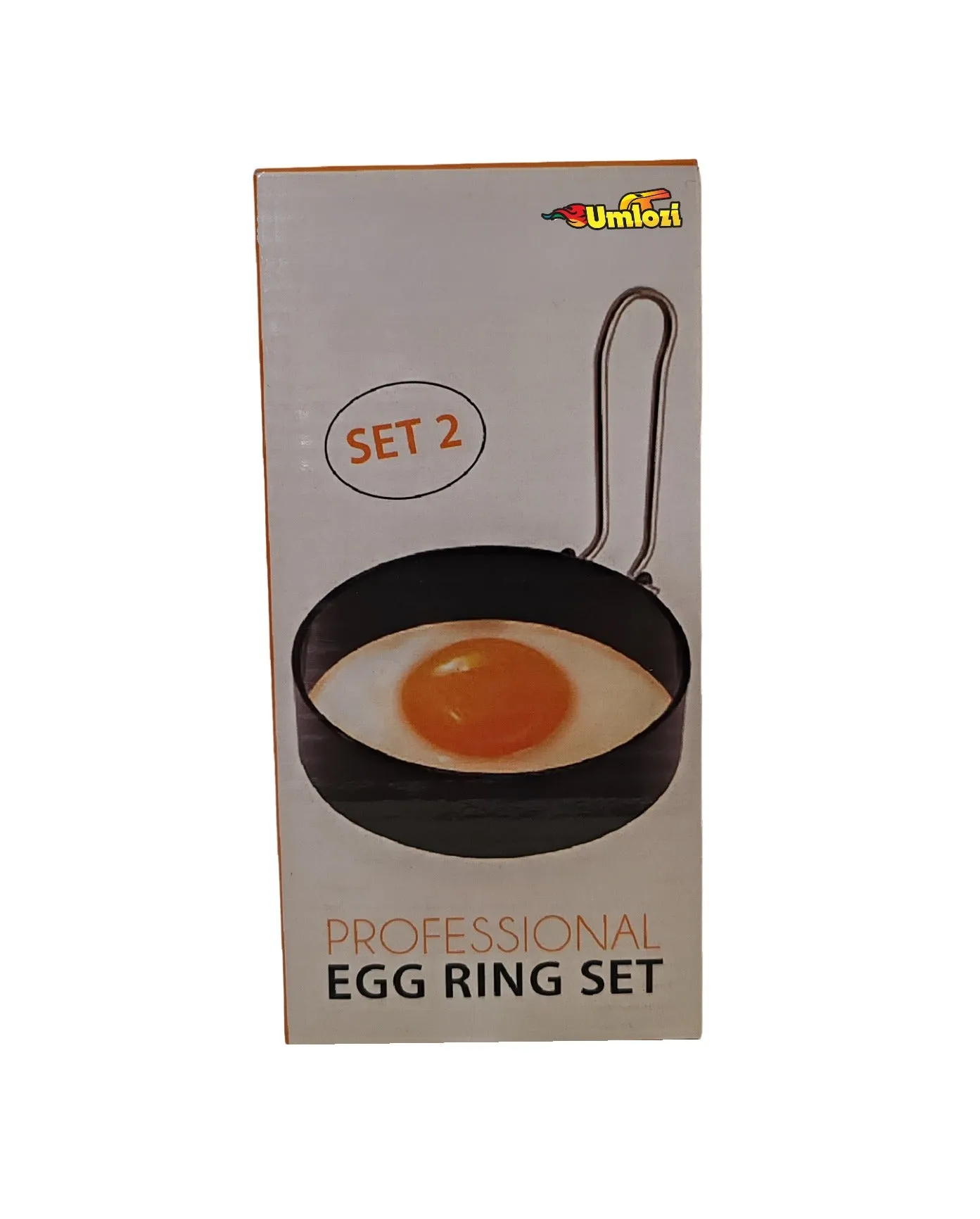 Stainless Steel Egg Rings - 2 Pack - Foldable