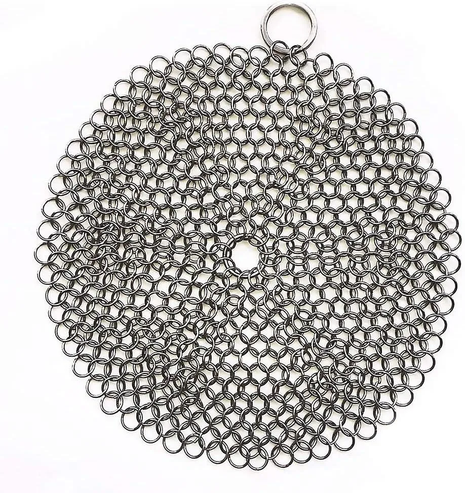 Stainless Steel Scrubber Cast Iron Skillet