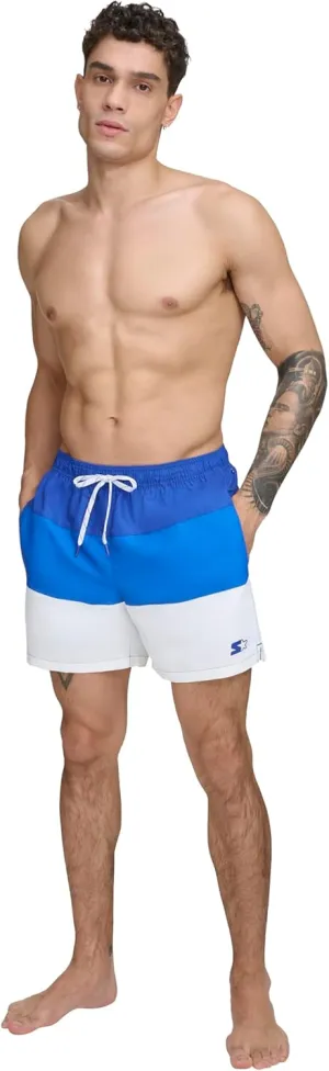 Starter Men's Quick Dry Lightweight Volley Colorbock Swim Trunk