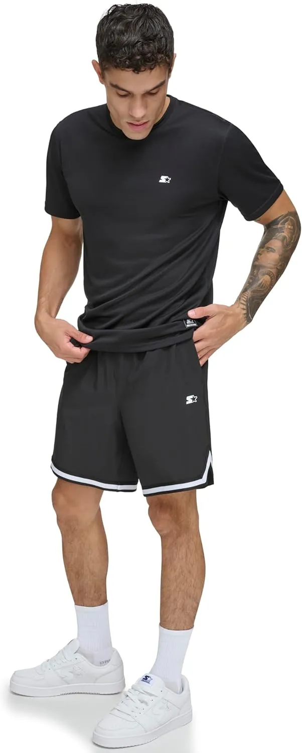 Starter Men's Quick Dry Short Sleeve Lightweight UPF Active Top