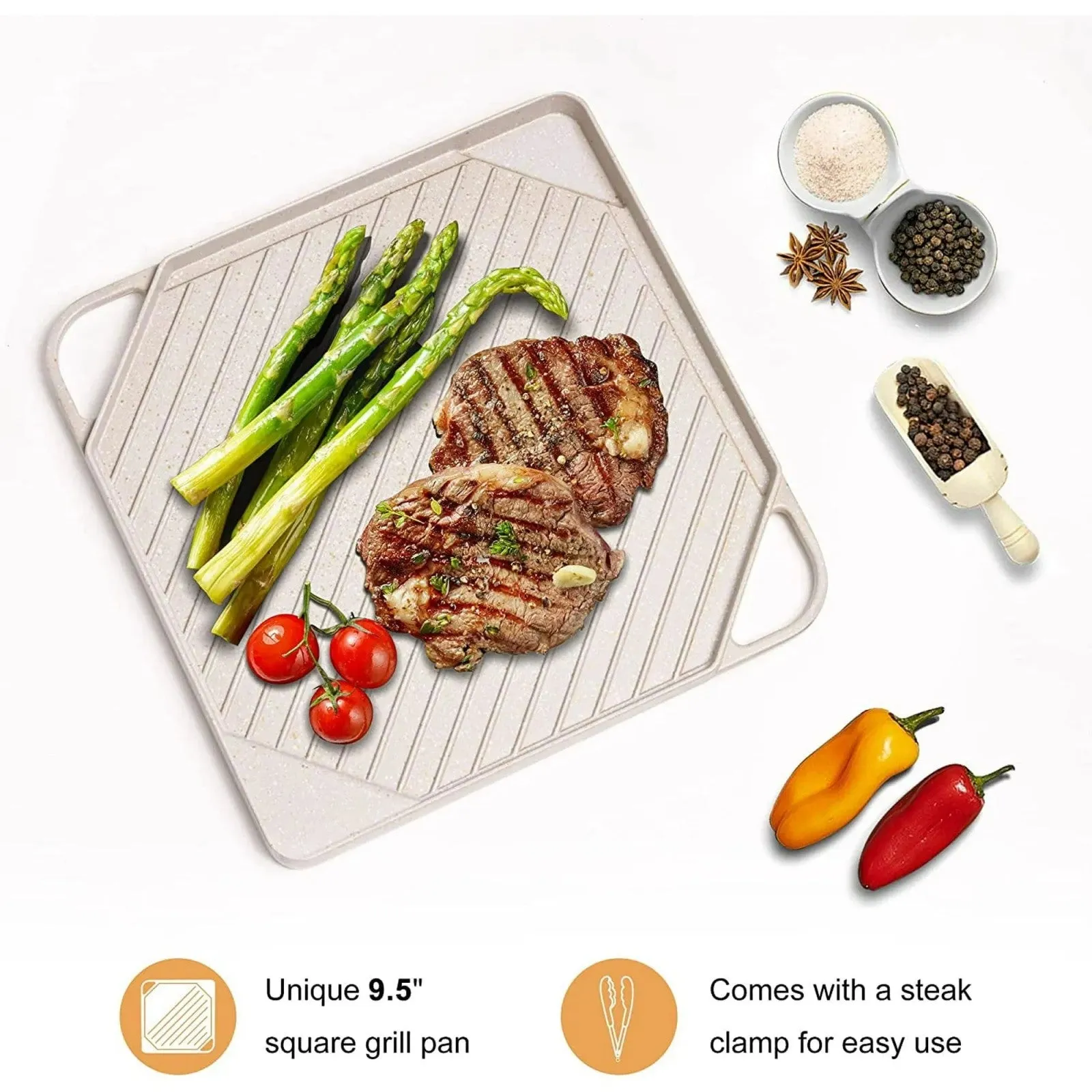 Stick Set Cooking Non Local delivery Set, LunaLulink Industrial-grade 11 Pieces Pots and Pots Granite Pans Nonstick Pot Cookware Stone