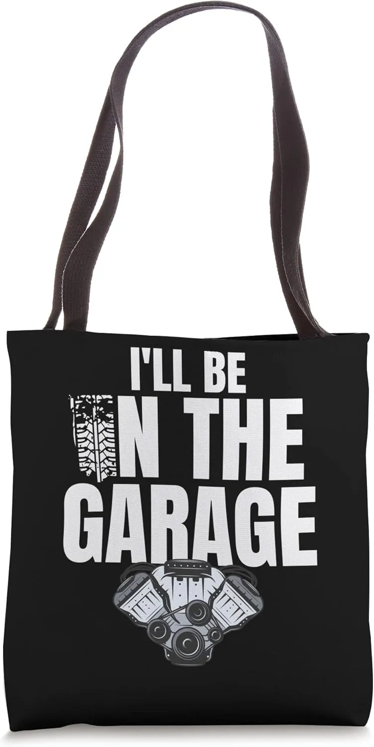 Still Playing With Blocks Engine Mechanic Horse Power Car Tote Bag