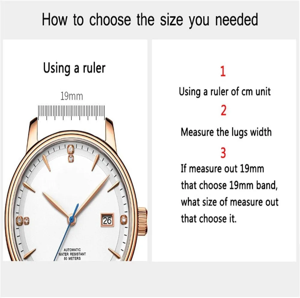 Strap 18mm 20mm 22mm Black Brown Red Strap Quick Release Strap Watch AccessoriesLeather