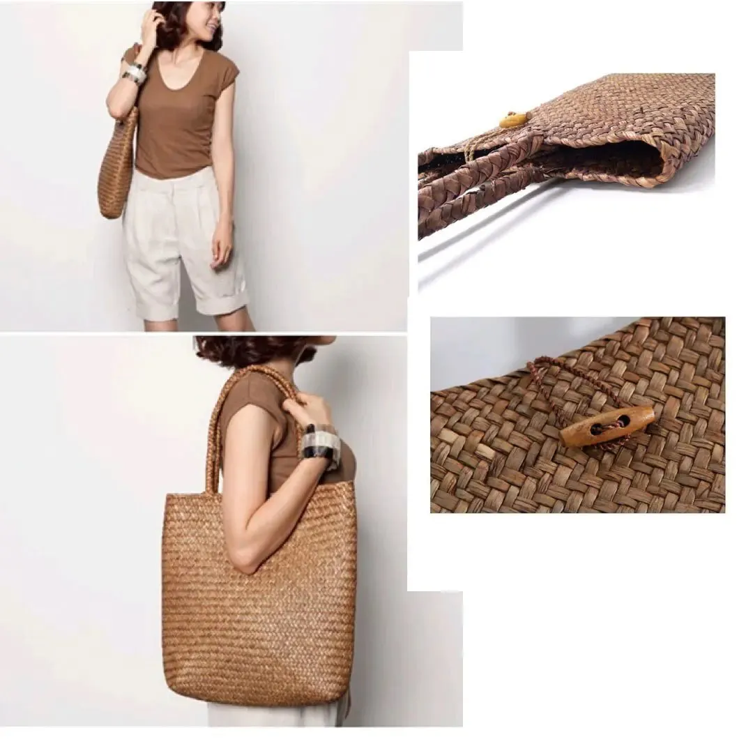 Straw Shopping Bag