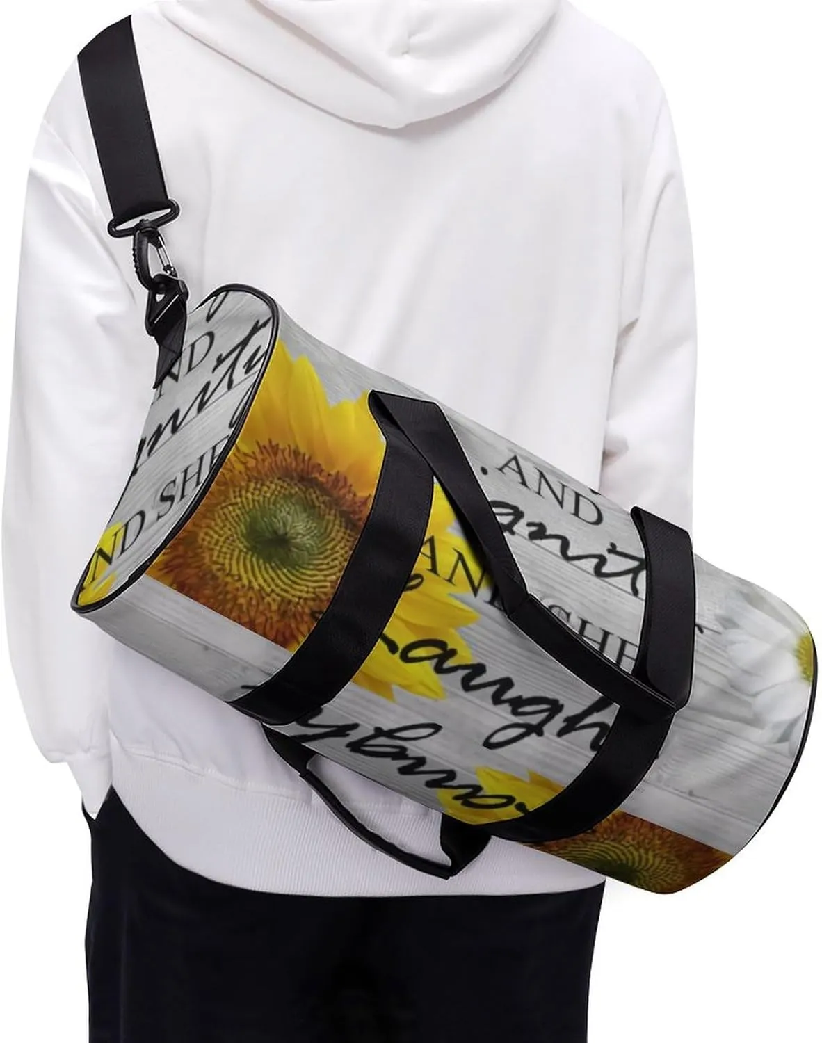 Summer Gold Pineapple Fitness Bag Waterproof And Stain Resistant Suitable for Unisex