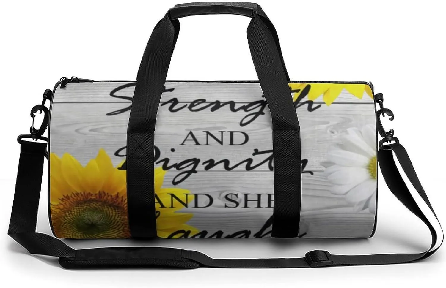 Summer Gold Pineapple Fitness Bag Waterproof And Stain Resistant Suitable for Unisex
