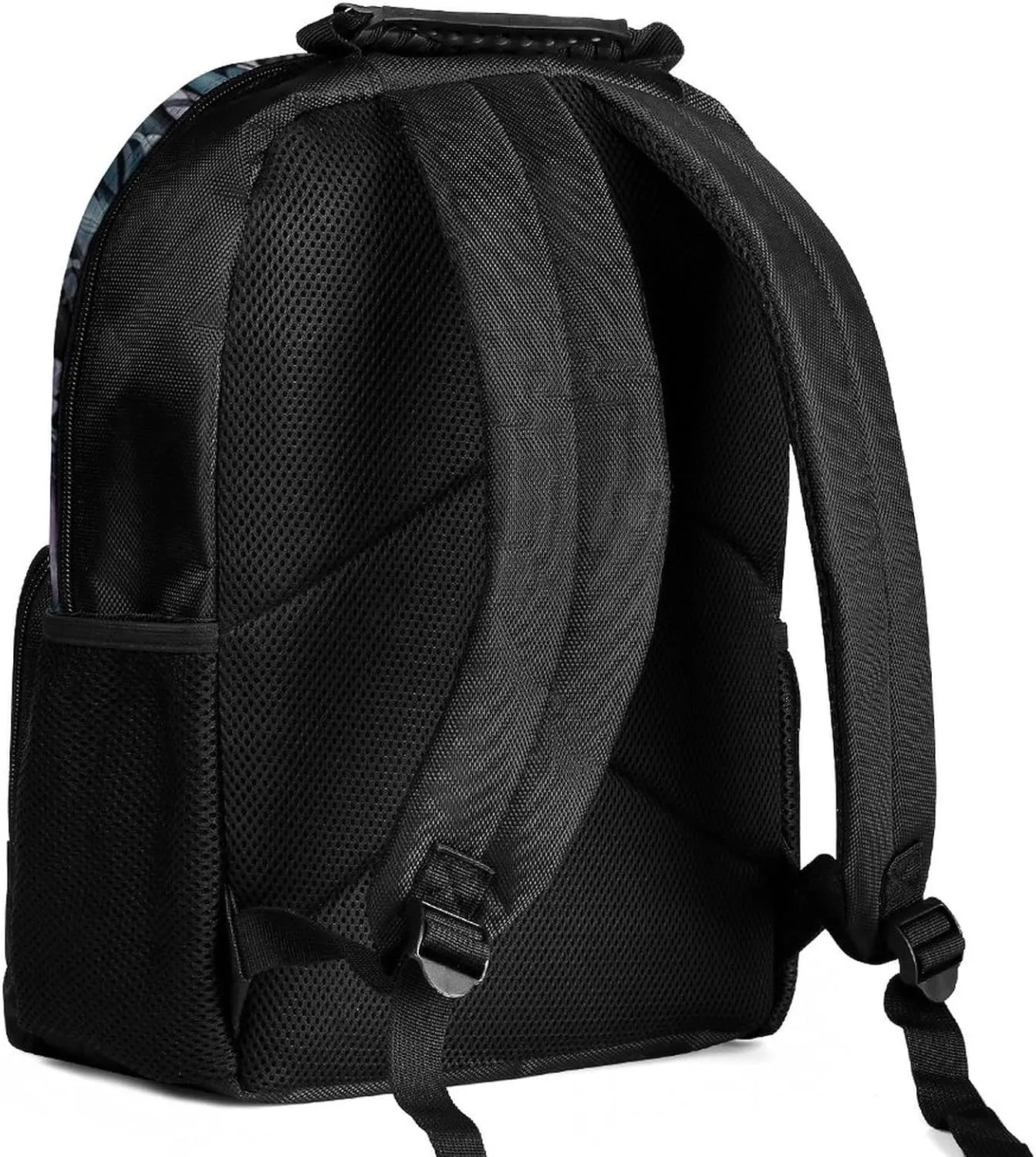 Supdreamc Men & Women Durable Polyester Day of The Dead Skull Skeleton Art Backpack Large Capacity Bookbag With Smooth Zippers for Climbing Picnic Bicycle