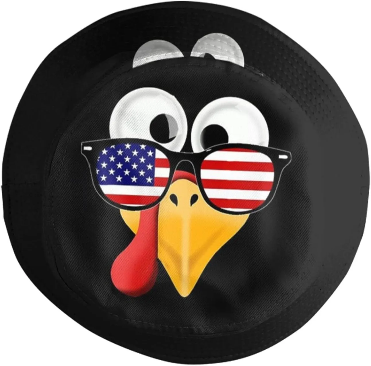 Thanksgiving Turkey Bucket Hat for Men Women Teens Packable Funny Turkey Sun Hats Fisherman Hat Cap