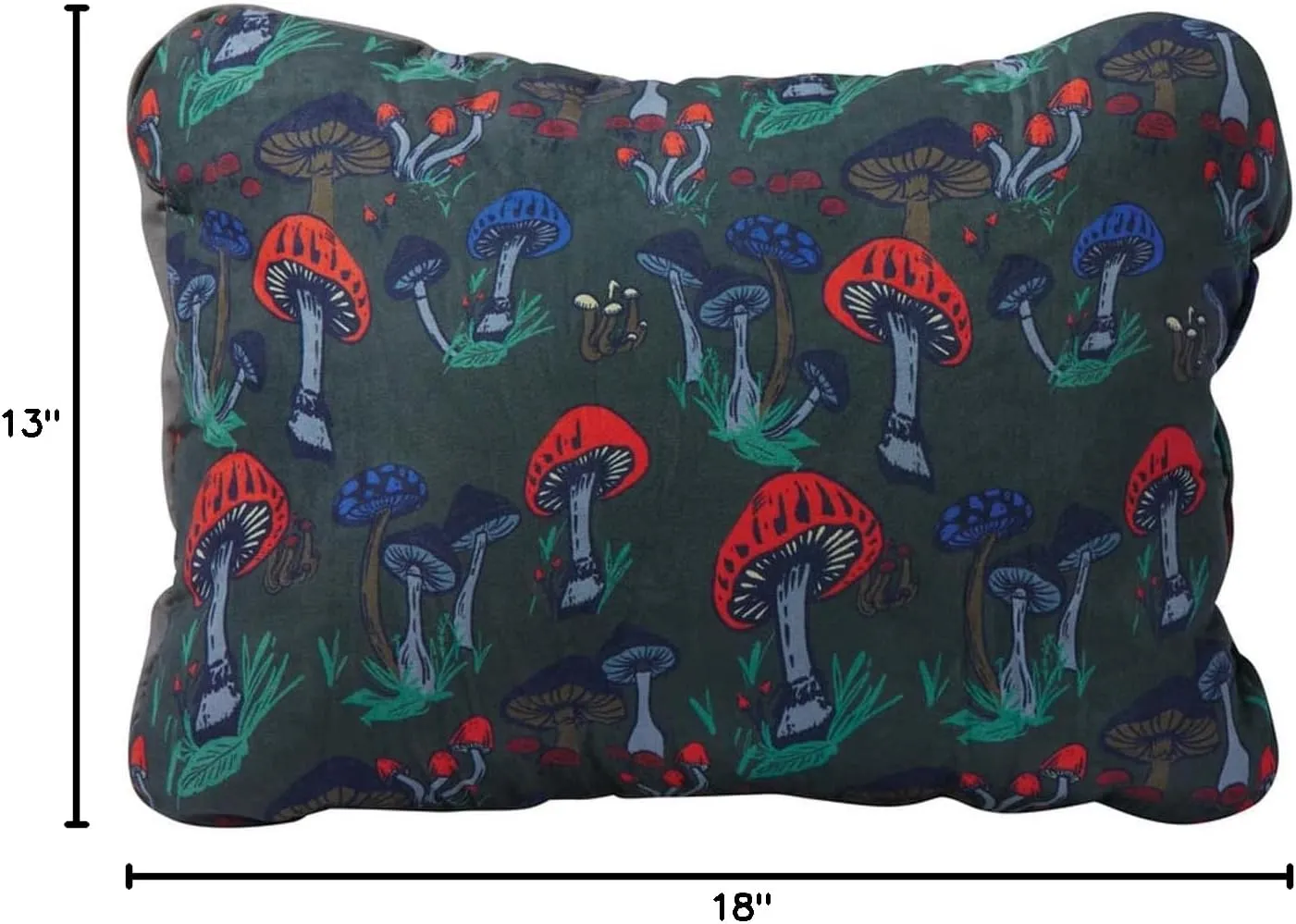 Therm-a-Rest Compressible Cinch Camping and Backpacking Pillow, Regular - 14 x 18 Inch, Fun Guy Print