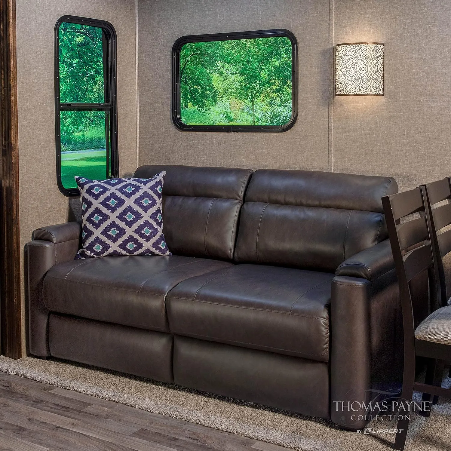 Thomas Payne 68" Millbrae RV Tri-Fold Sofa with PolyHyde Fabric, Couch-to-Bed Conversion, Removeable Back, Easy Installation for Travel Trailers, 5th Wheels and Motorhomes - 2020127590