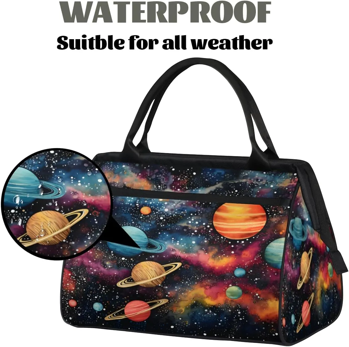 Tote Bag for Women, Lightweight Tote Bag with Zipper, Large Shoulder Bag Handbag for Travel, Work