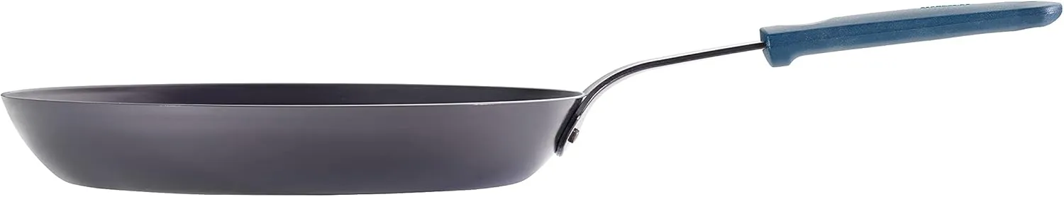 Tramontina Carbon Steel 12-Inch Large Frying Pan with Silicone Grip, Naturally Non Stick Skillet, Oven Safe