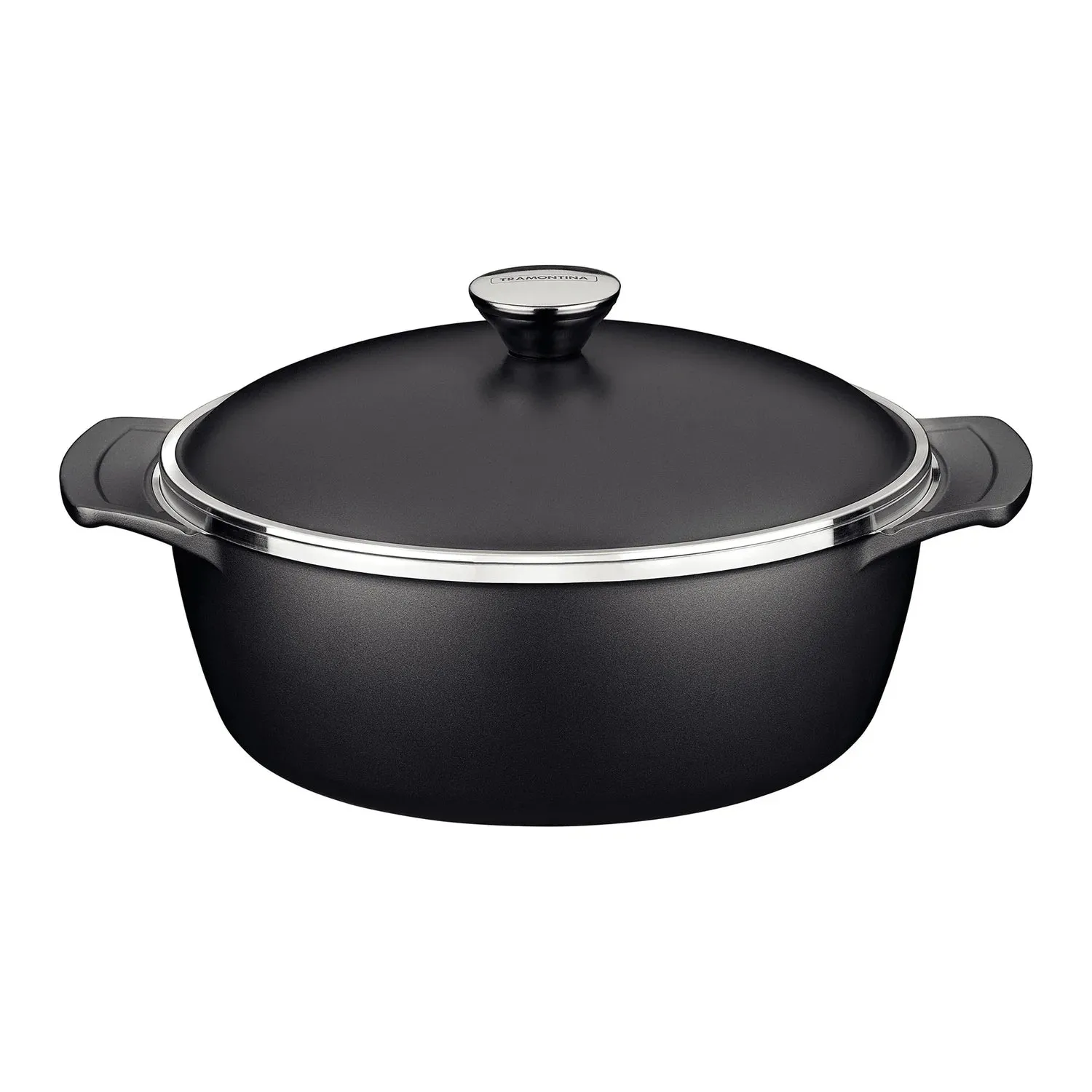 Tramontina Lyon Black Casserole 6.8 Litres