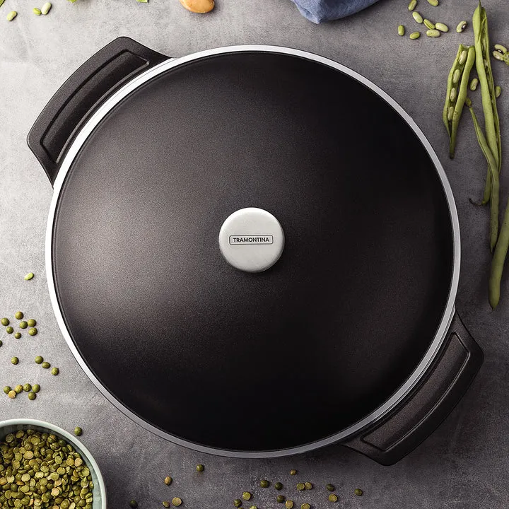 Tramontina Lyon Black Frying Pan 4.3 Litres