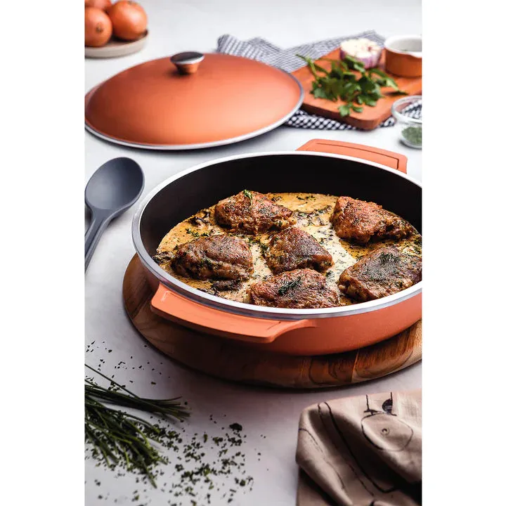 Tramontina Lyon Golden Frying Pan 4.3 Litres