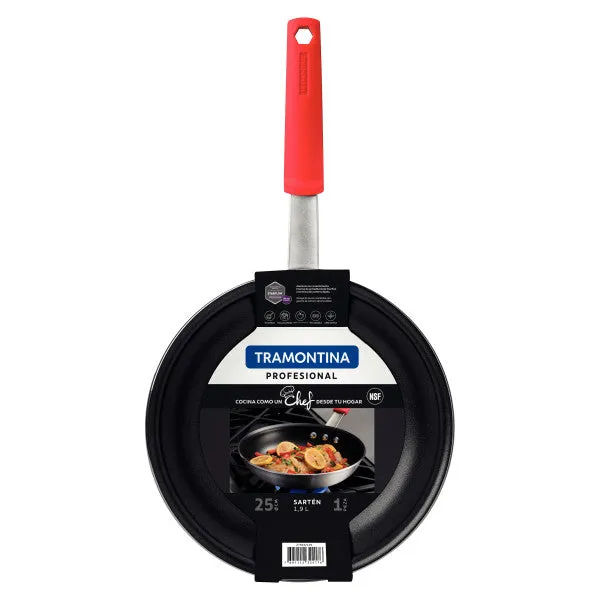 Tramontina Professional Aluminum Nonstick Restaurant Fry Pan - 25cm/1.9L - Worlds Best Award