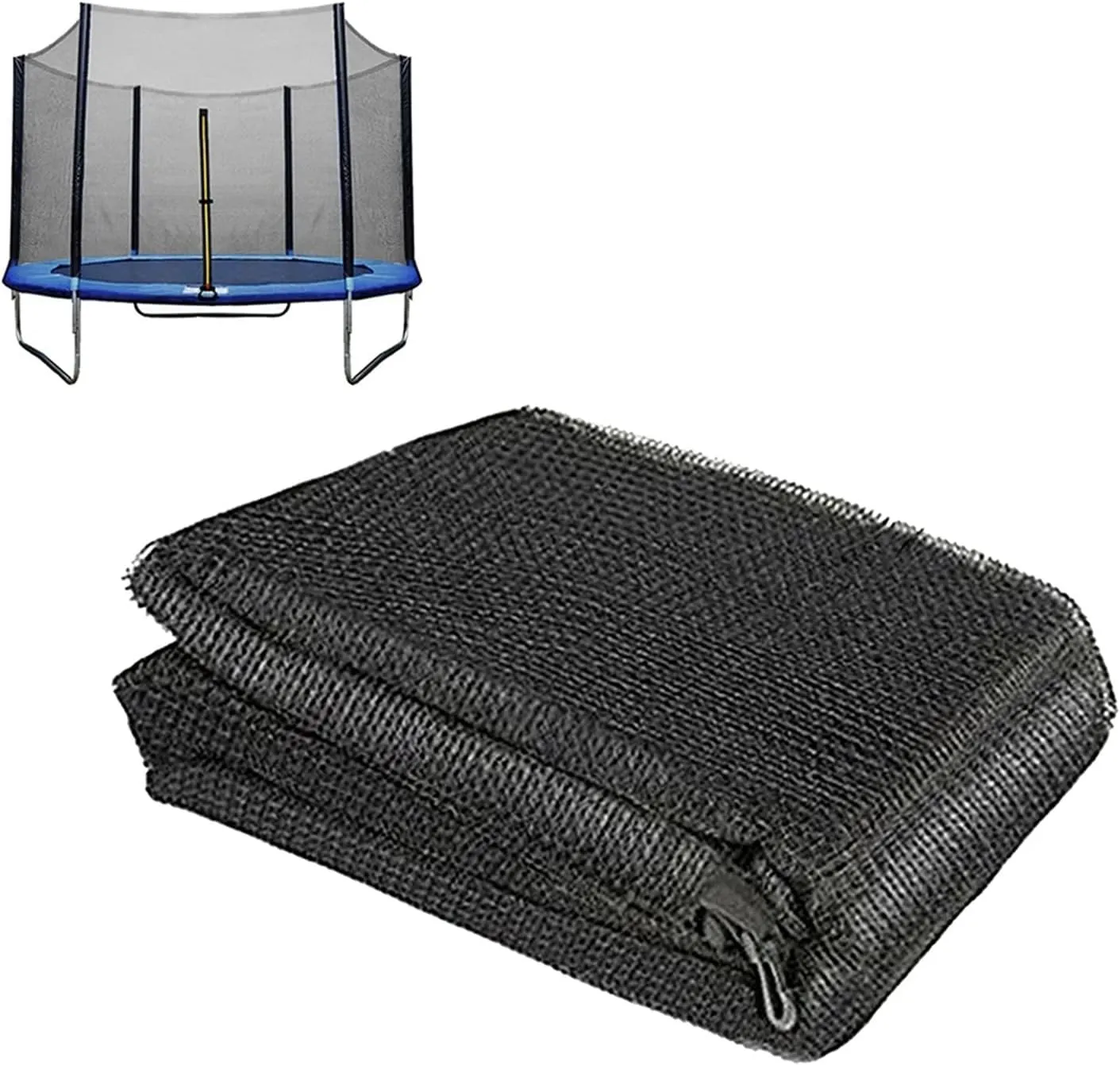 Trampoline Replacement Cover, Kids Trampolines Safety Mesh Net Placement Netting, 10ft 12ft 13ft 14ft 16ft Trampoline Replacement Net - Compatible with Most Trampoline Brands,10ft/3.06m