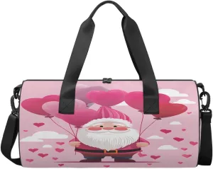 Travel Duffel Bag Heart Dwarf Sports Gym Bag for Womens Mens, Waterproof Weekend Overnight Bag Lightweight Carry on Bag for Airplanes Yoga Dance Beach Swim Hospital Holdalls,A-1081