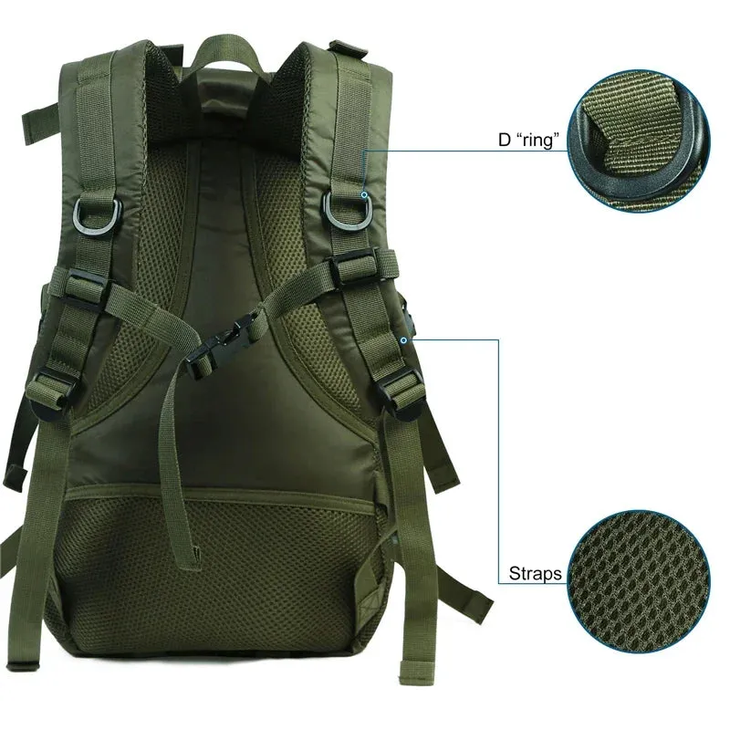Travel Hiking Backpack Waterproof Lightweight for Men