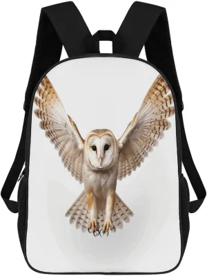 Travel Laptop Backpack Slim Durable Lightweight Back Pack Cute A Barn Owl Small Backpack For Women Men