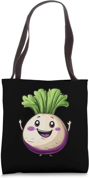 Turnip In A Cartoon Style Tote Bag
