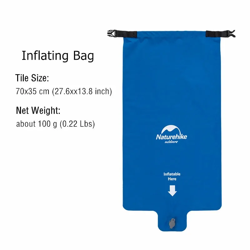 Ultralight Inflatable Camping Mattress - Waterproof, Compact, Single Sleeping Pad for Travel & Camping