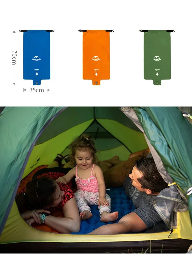 Ultralight Inflatable Camping Mattress - Waterproof, Compact, Single Sleeping Pad for Travel & Camping