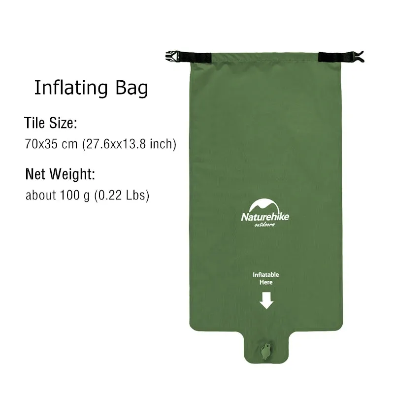 Ultralight Inflatable Camping Mattress - Waterproof, Compact, Single Sleeping Pad for Travel & Camping