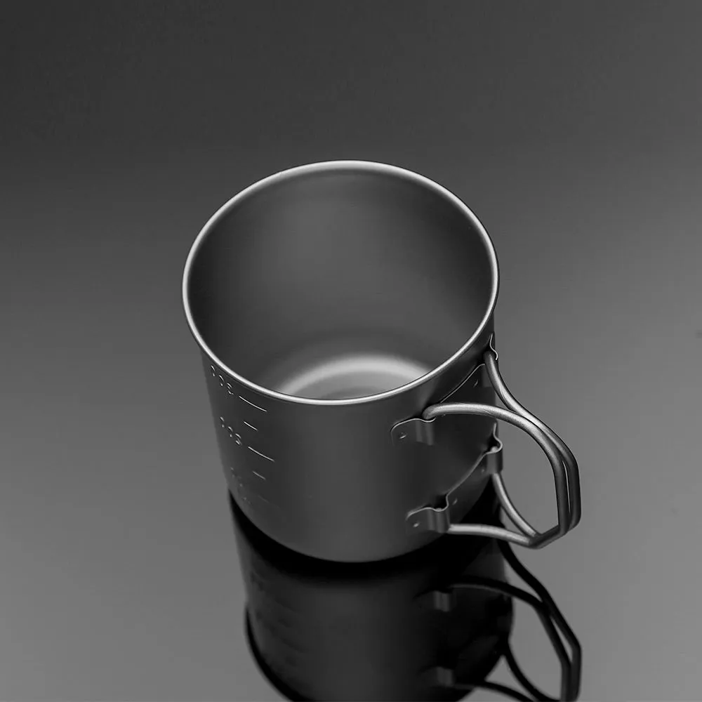 Ultralight Titanium Cup & Spork Set