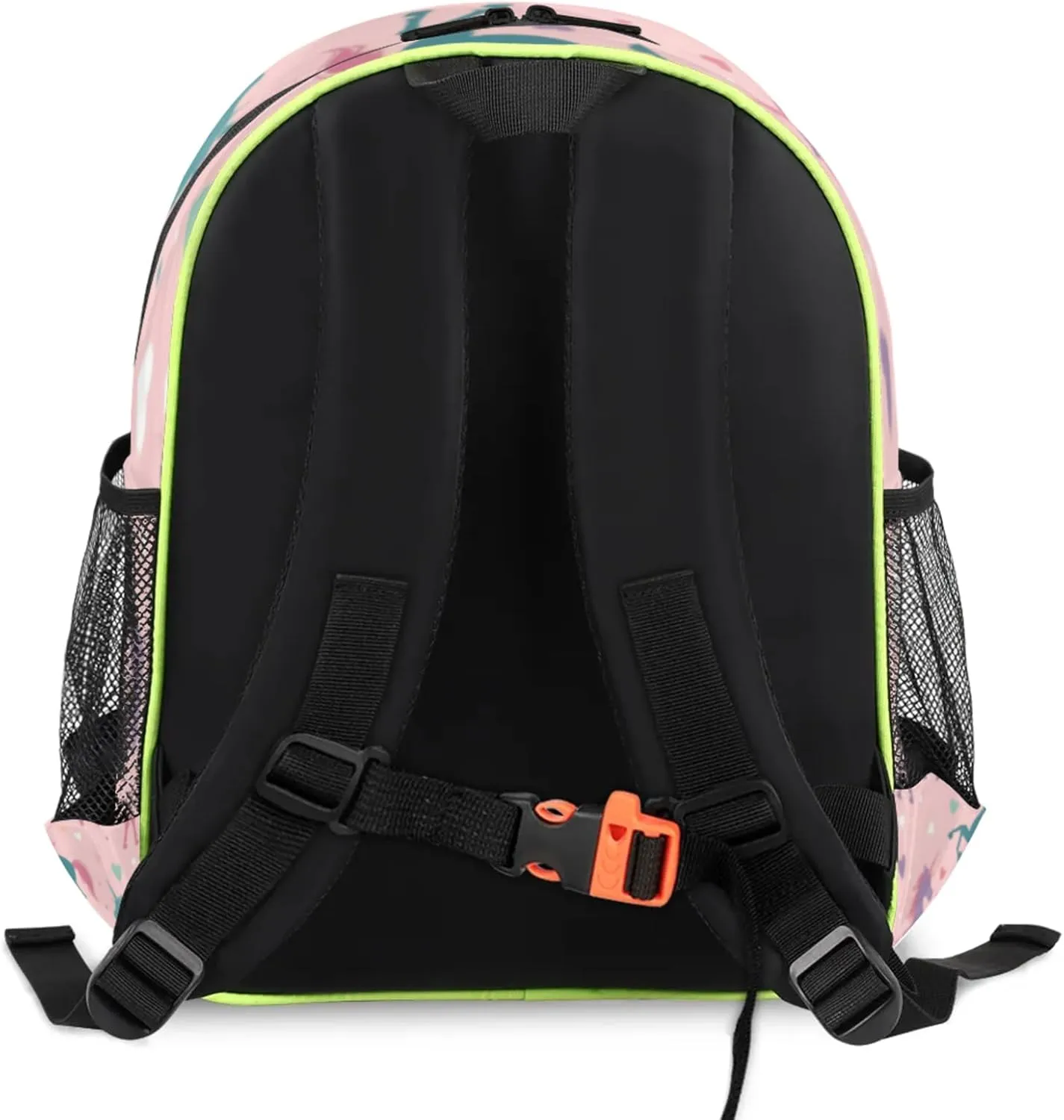 Unicorn Star Silhouettes Pattern Print Custom Backpack with Name Cute Personalized Small Shoulder Bag Waterproof Travel Casual Backpack with Chest Strap 14.2in