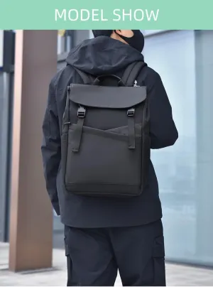 Urban Chic Backpack for college Students: Spacious, Lightweight & Trendy - Perfect for Campus and Travel(Black)