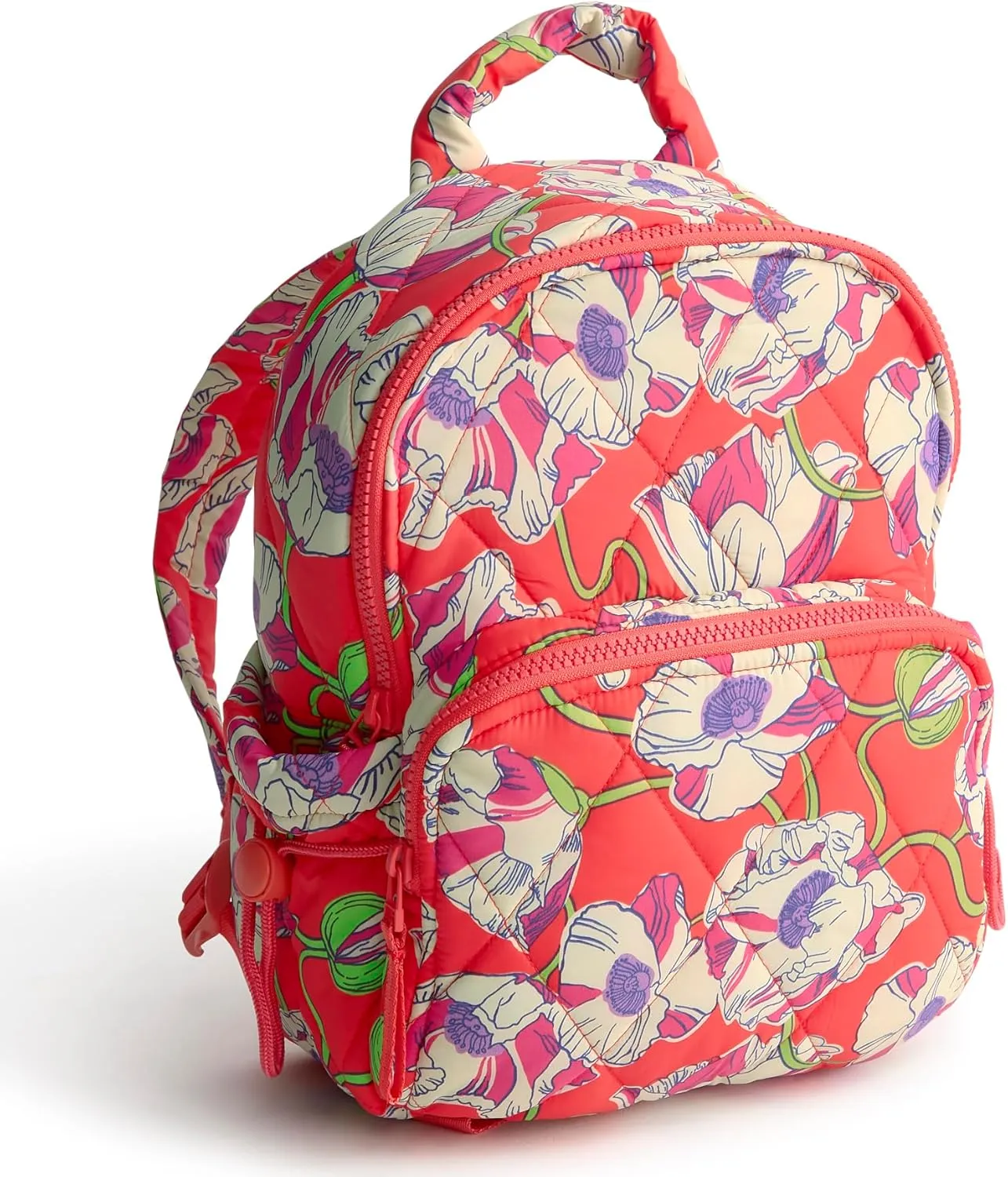 Vera Bradley Featherweight Small Banbury Backpack, Swirling Poppies