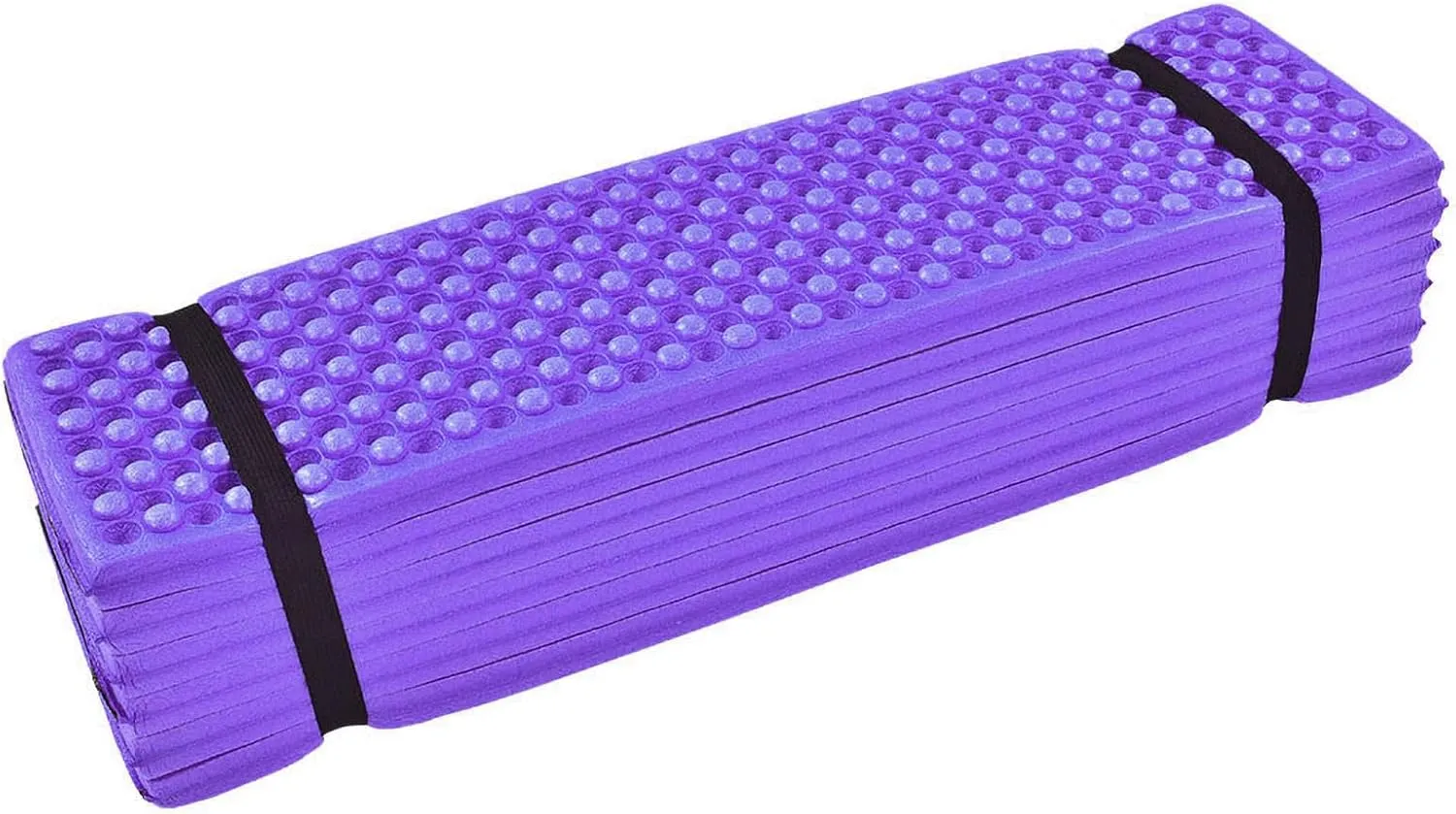 VGEBY1 Outdoor Foam Camping Mat, Outdoor Camping Mat Easy Folding Beach Tent Sleeping Pad Waterproof Mattress for Travelling Camping Hiking(Purple)
