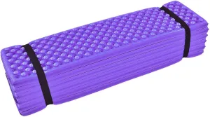 VGEBY1 Outdoor Foam Camping Mat, Outdoor Camping Mat Easy Folding Beach Tent Sleeping Pad Waterproof Mattress for Travelling Camping Hiking(Purple)