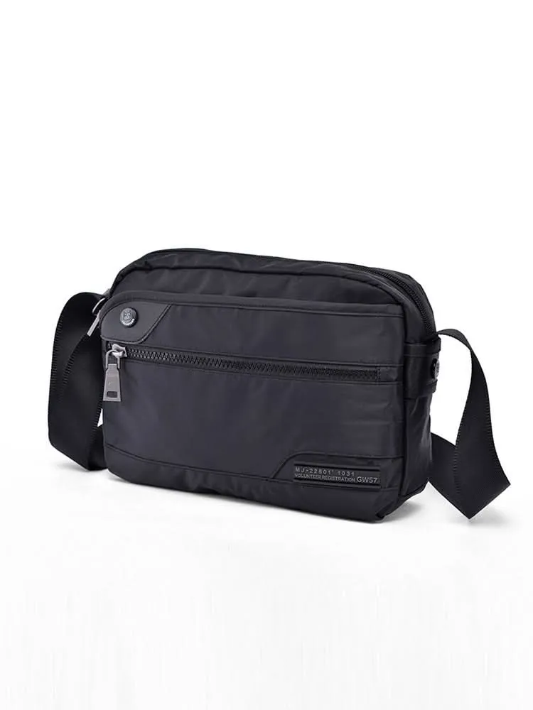 Volunteer Men’s Lightweight Oxford Crossbody Bag – Casual Canvas Shoulder Bag
