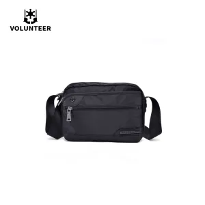 Volunteer Men’s Lightweight Oxford Crossbody Bag – Casual Canvas Shoulder Bag