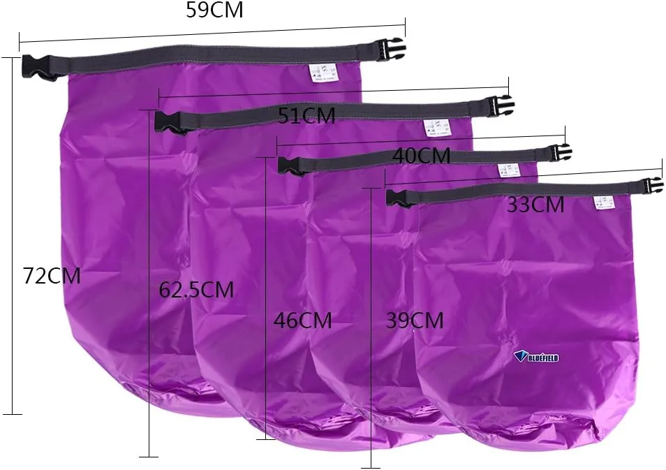 Waterproof Bag Terylene Outdoors Bag with Water Inside Portable Waterproof Storage Bag for Boating Floating(Green L 70L)